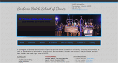 Desktop Screenshot of bhdance.com